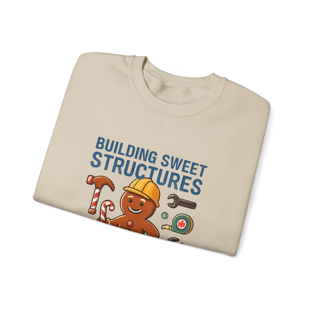 Gingerbread Builder Sweatshirt – Construction Christmas Gift