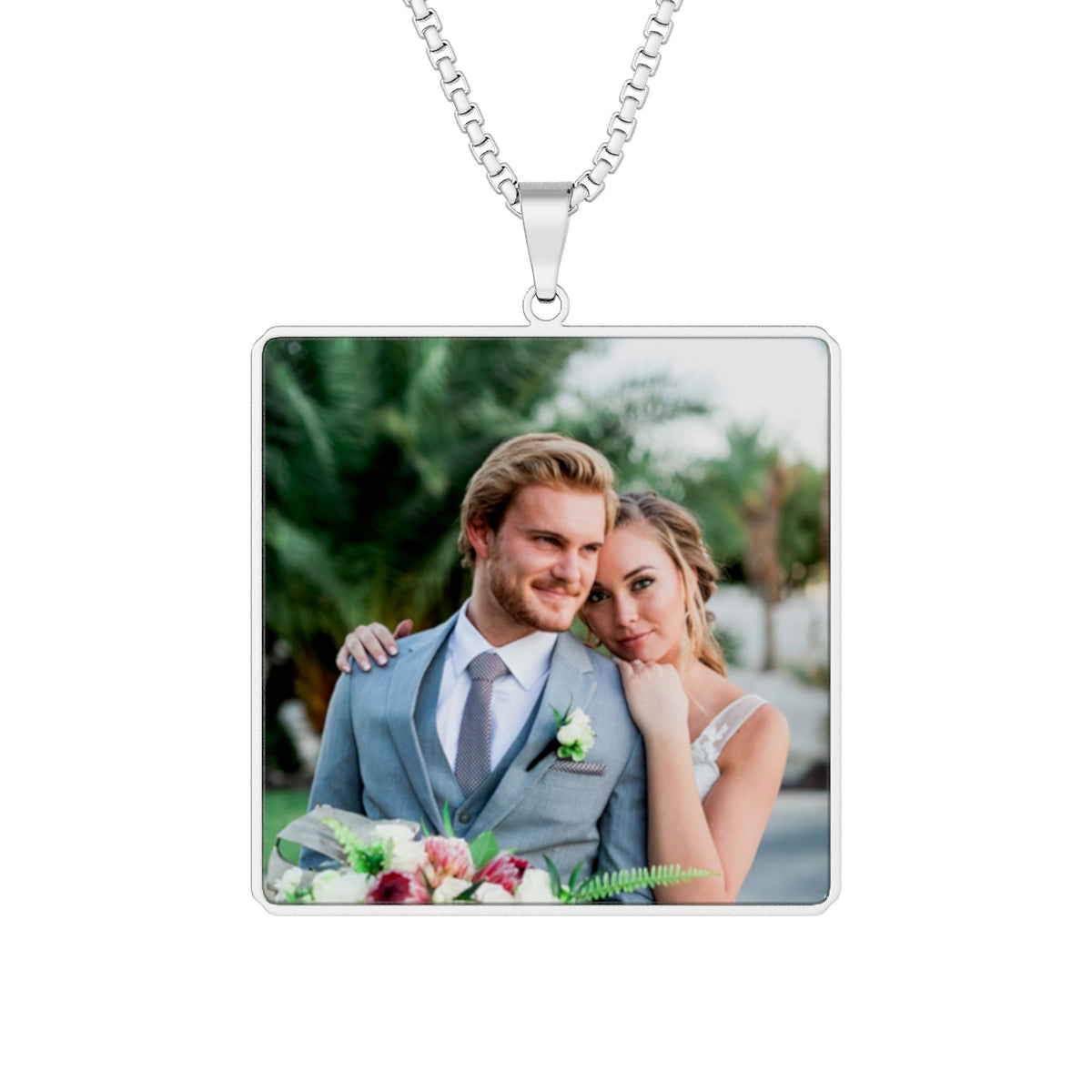 Custom Photo Pendant Necklace – Personalized Keepsake
