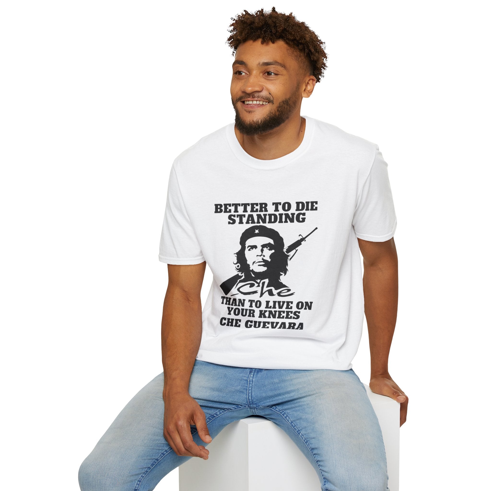 Che Guevara T‑Shirt — "Better to Die Standing" Made For Brave People Only" Graphic Tee