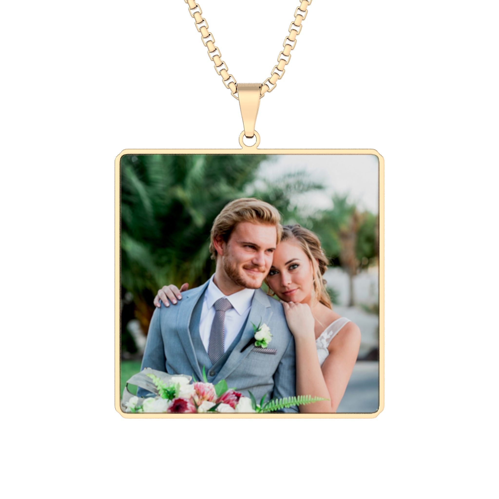 Custom Photo Pendant Necklace – Personalized Keepsake