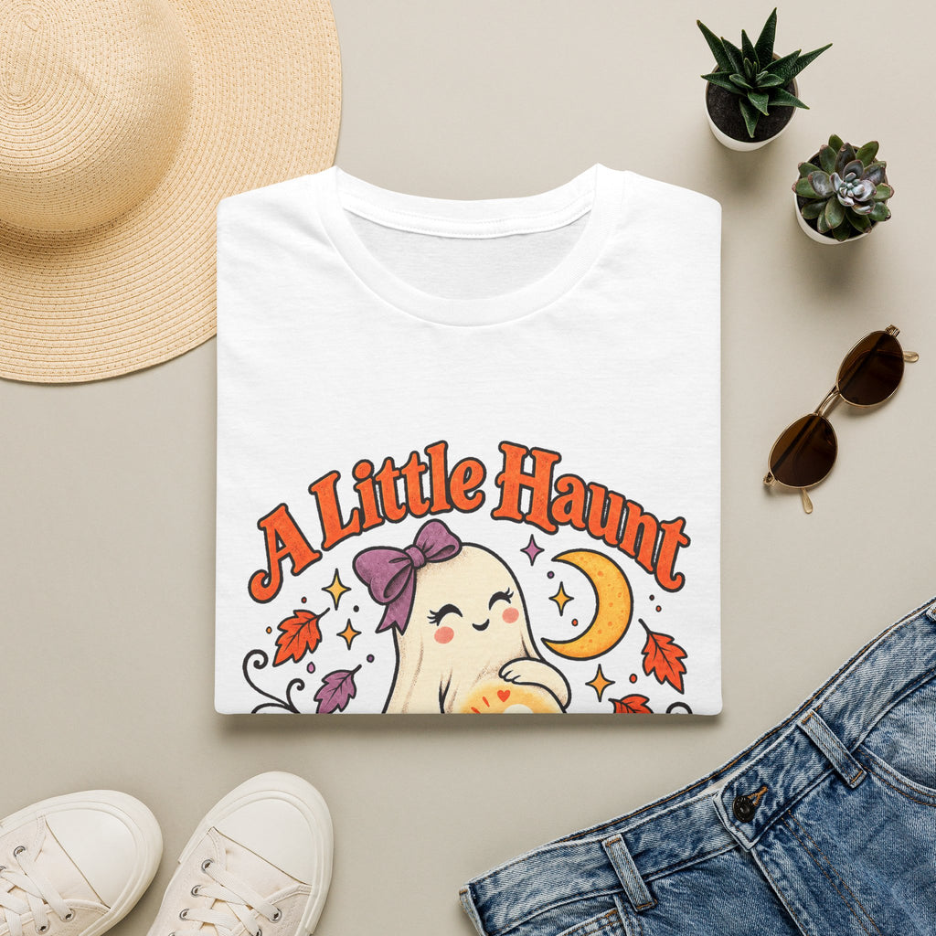 A Little Haunt Is Growing – Cute Halloween Maternity Pregnancy Announcement Shirt
