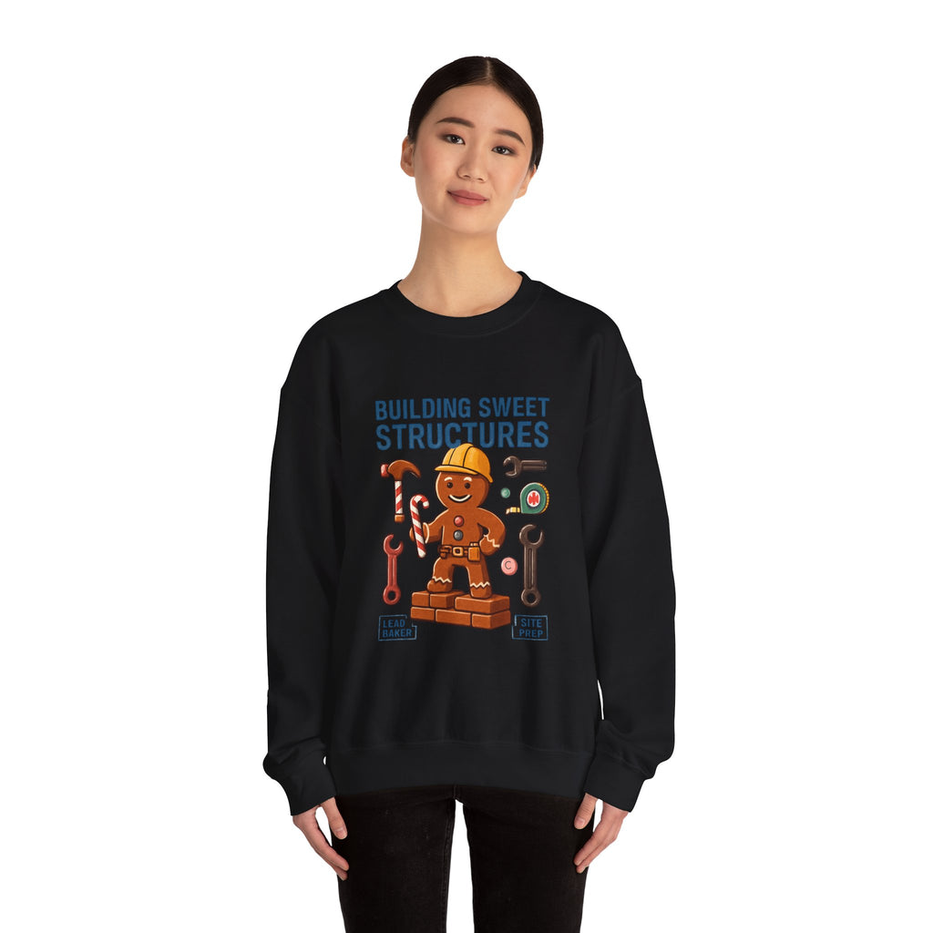Gingerbread Builder Sweatshirt – Construction Christmas Gift