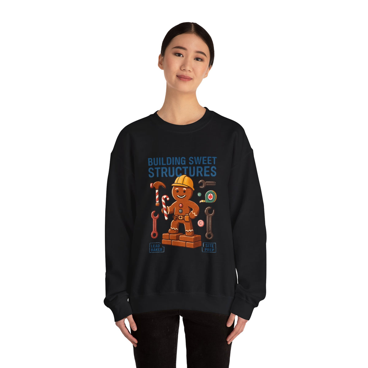 Gingerbread Builder Sweatshirt – Construction Christmas Gift