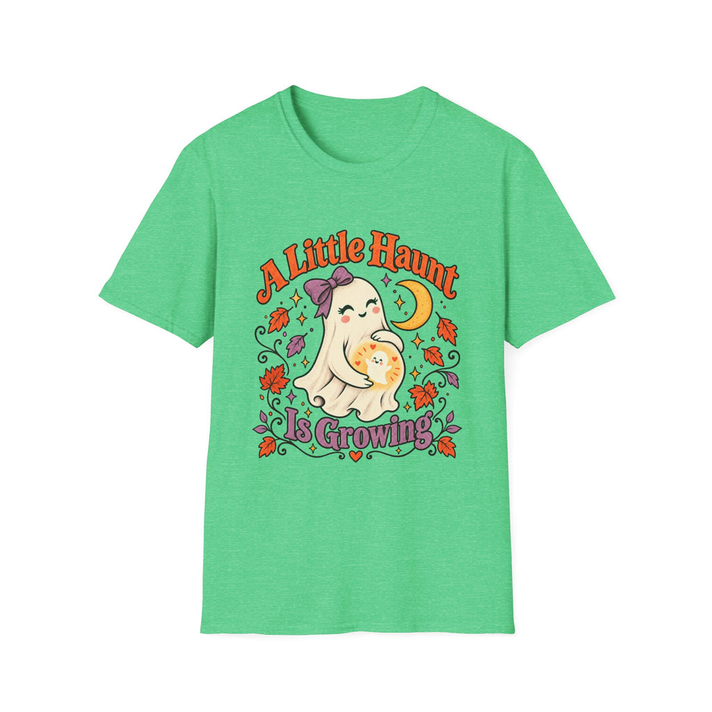 A Little Haunt Is Growing – Cute Halloween Maternity Pregnancy Announcement Shirt