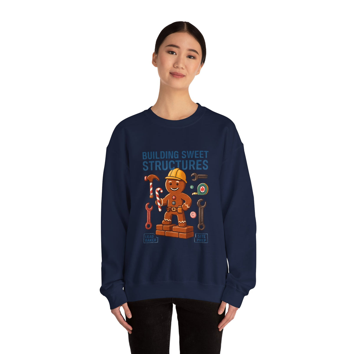Gingerbread Builder Sweatshirt – Construction Christmas Gift