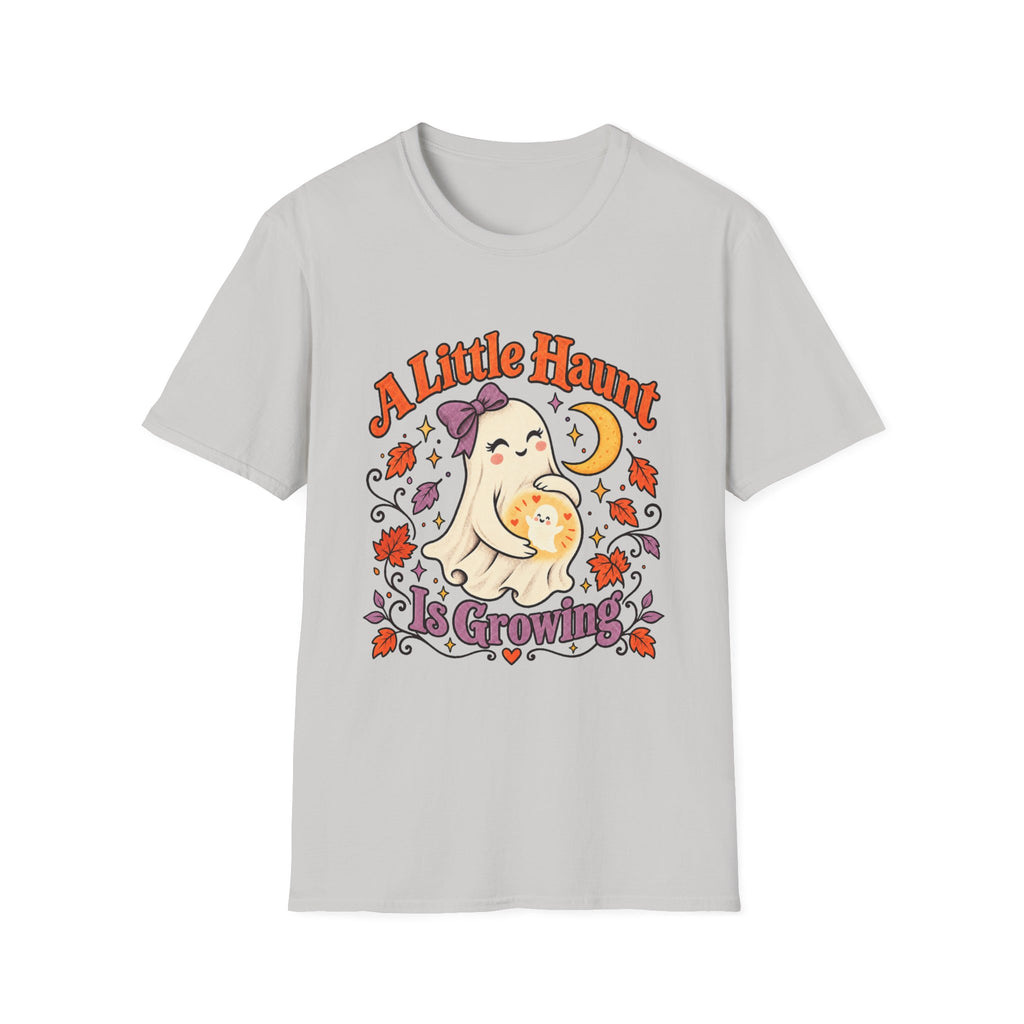 A Little Haunt Is Growing – Cute Halloween Maternity Pregnancy Announcement Shirt