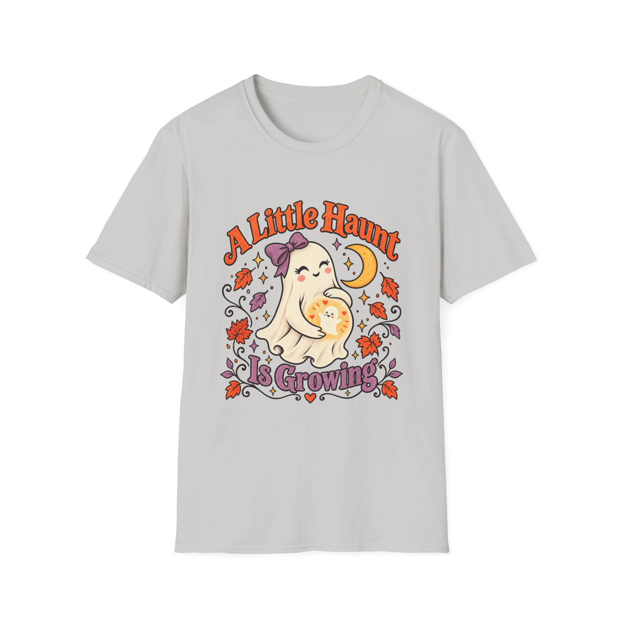 A Little Haunt Is Growing – Cute Halloween Maternity Pregnancy Announcement Shirt