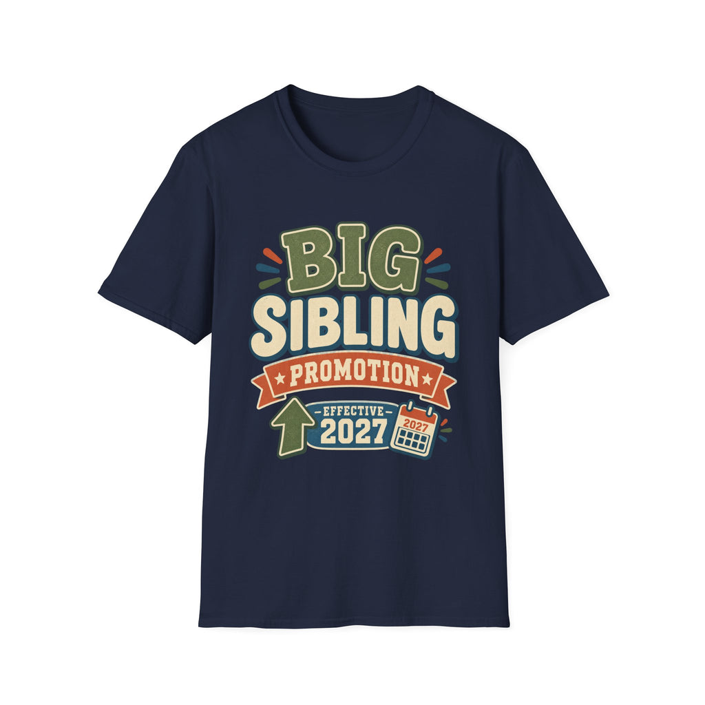 Big Sibling Promotion Shirt, Pregnancy Announcement Tee, Big Brother or Sister 2027, New Baby Reveal, Older Sibling Gift