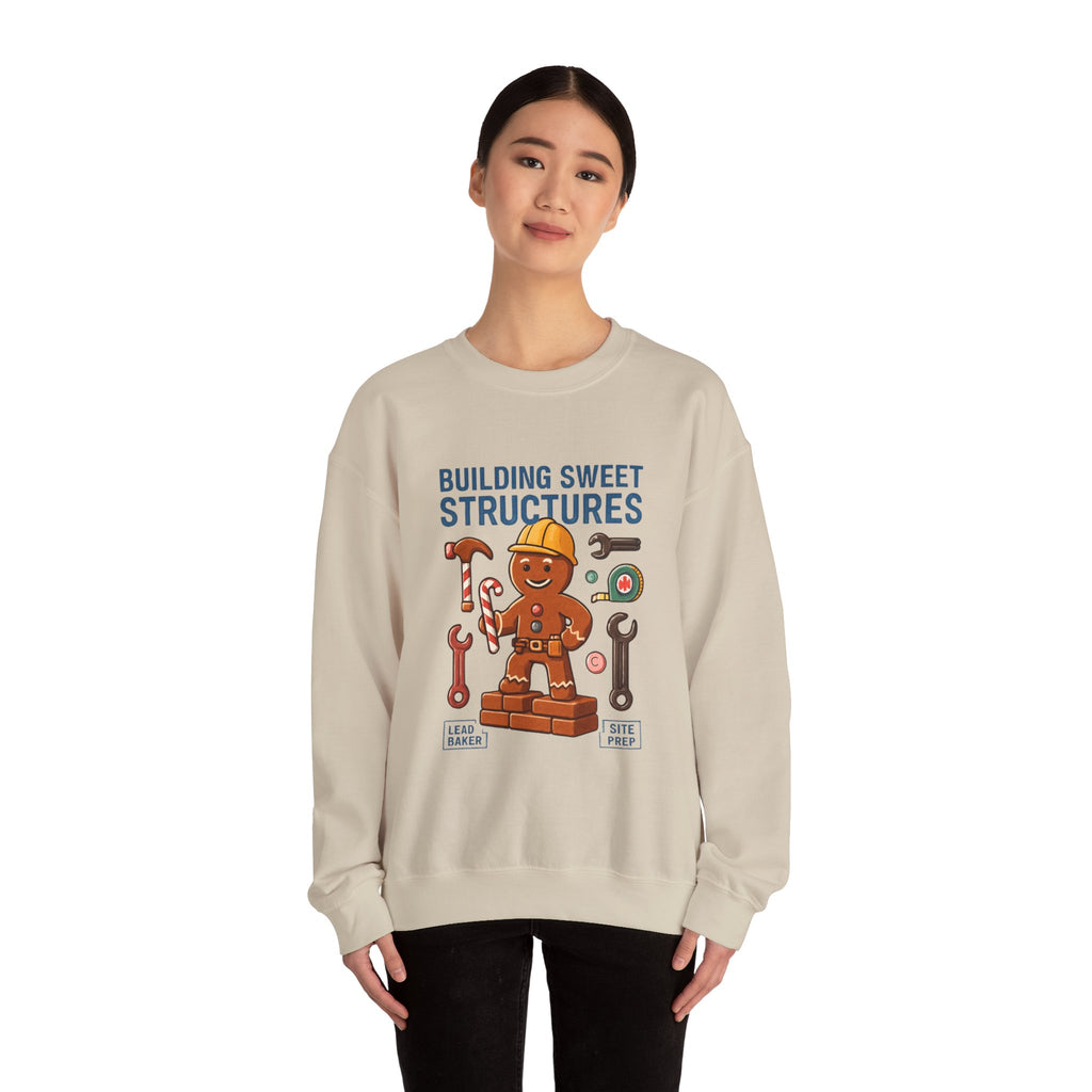 Gingerbread Builder Sweatshirt – Construction Christmas Gift