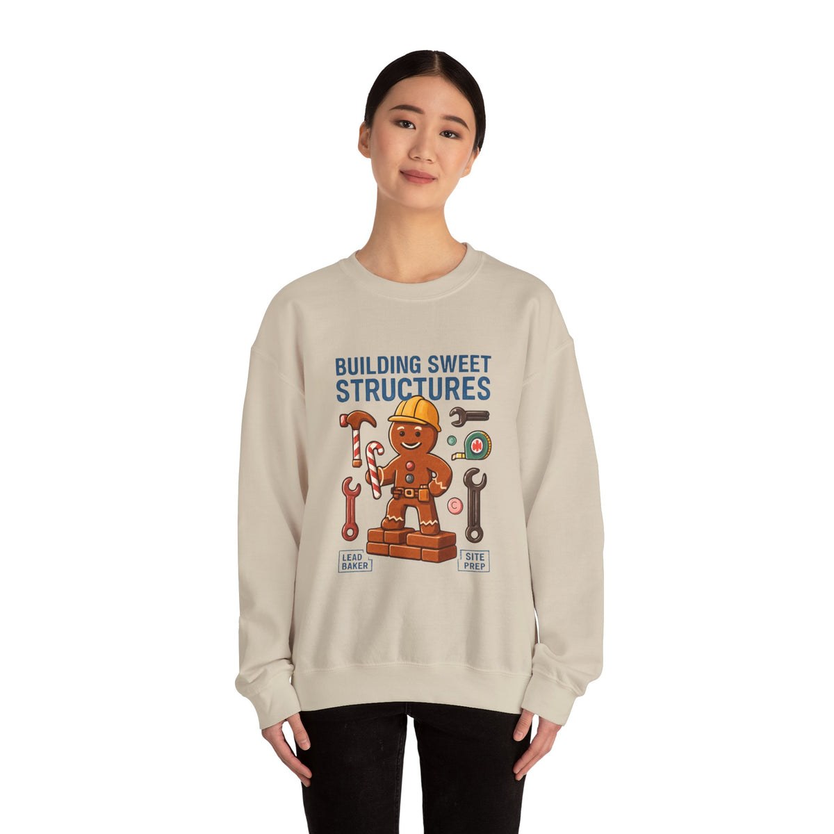 Gingerbread Builder Sweatshirt – Construction Christmas Gift