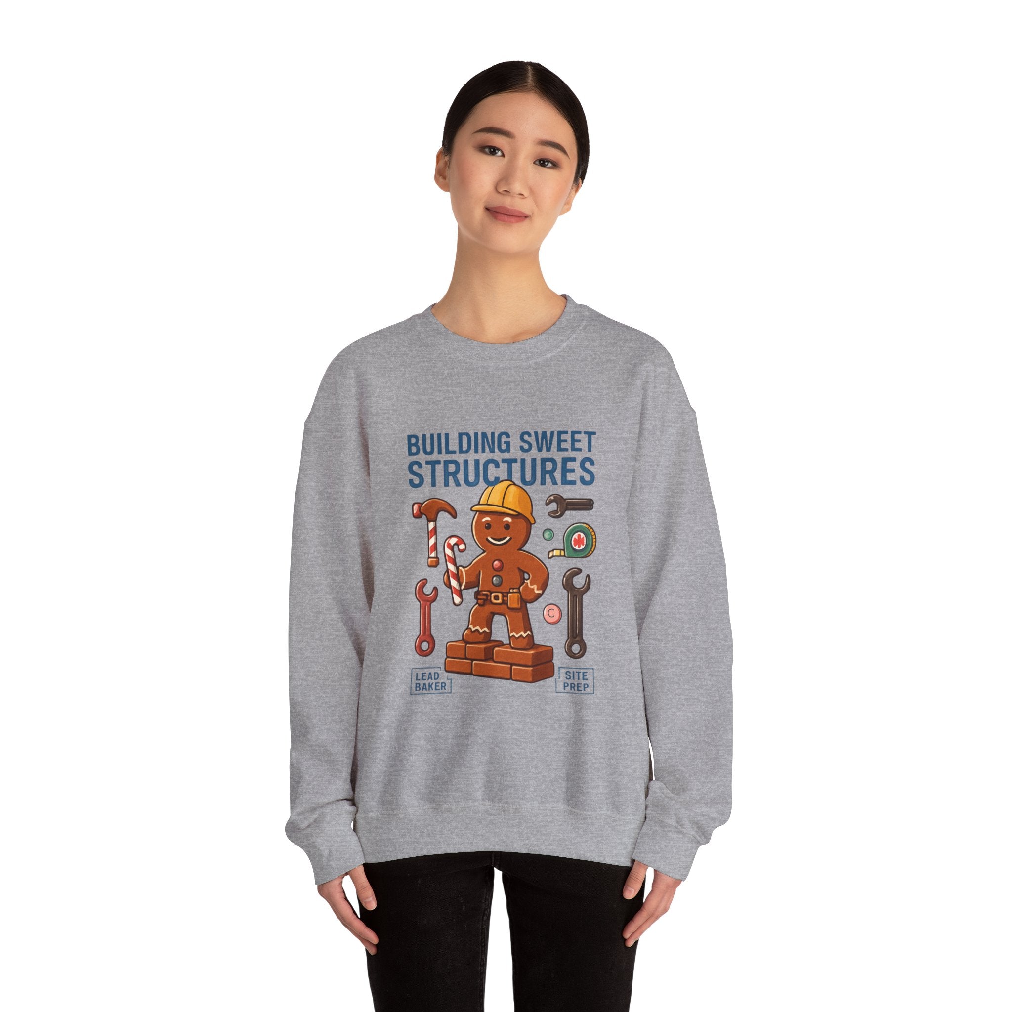 Gingerbread Builder Sweatshirt – Construction Christmas Gift