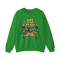 Personalized No Excuses Workout Sweatshirt – Custom Fitness Gift