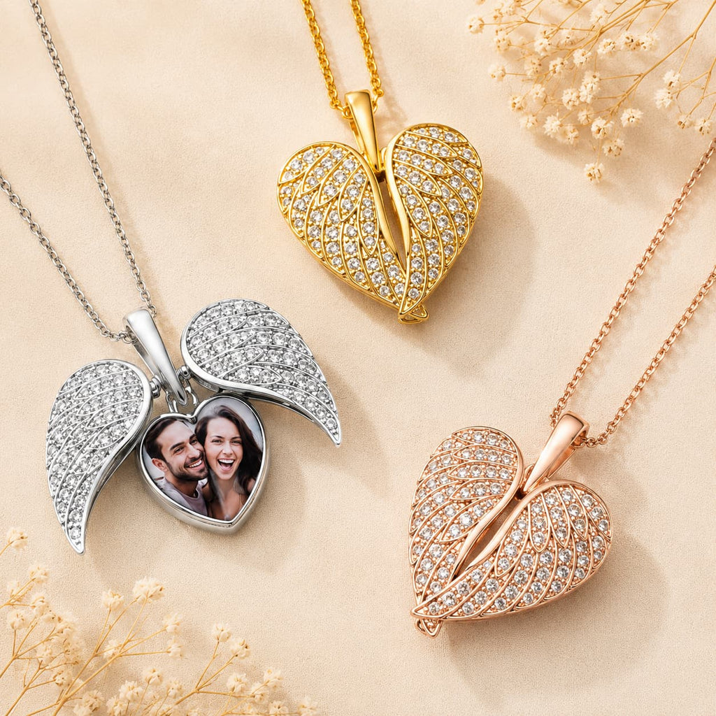 Unisex Heart Shape Necklace in Copper with 18K Real Gold Plated UV Plating, Sweet Style Featuring Cable Chain